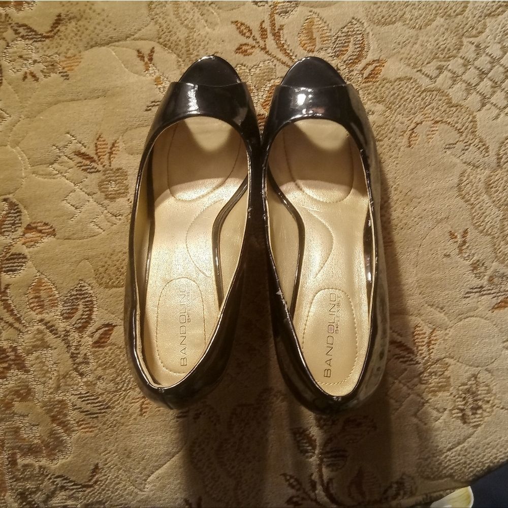 Size 8 women's black dress shoes - Picture 3 of 6